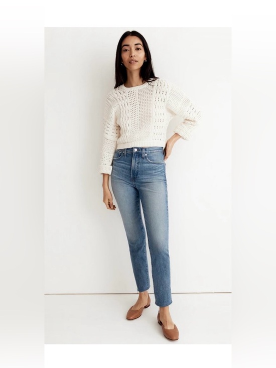 Madewell Denim - Madewell The Perfect Vintage Jean Raw Hem Medium Wash Size 29